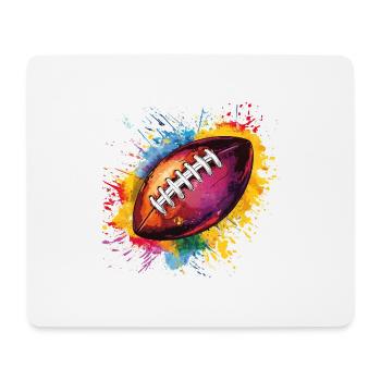 Football - Mouse Pad (horizontal) - white - Front