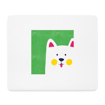 Hundefreund - Mousepad (Querformat) - Weiß - Vorne