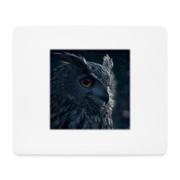 Mystic Eagle Owl Guardian of the Night - Mouse Pad (horizontal) - white - Front