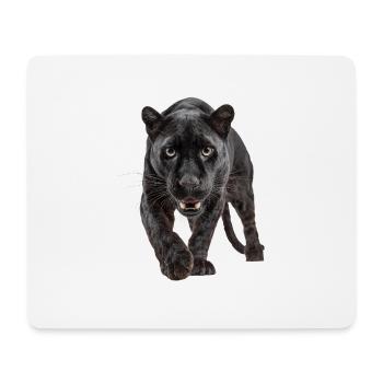 Schwarzer Panther – Kraft, Fokus, Dominanz - Tapis de souris (format paysage) - blanc - Devant