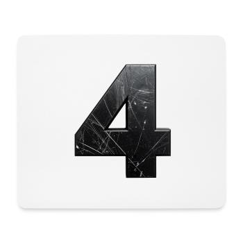 Vierer Metallkratzer Textur - Mousepad (Querformat) - Weiß - Vorne