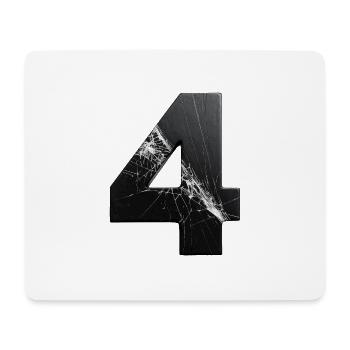 Broken Four Patterns - Mouse Pad (horizontal) - white - Front