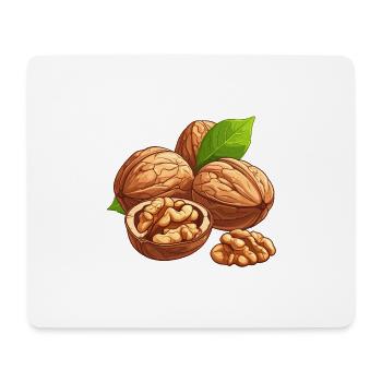 noix - Tapis de souris (format paysage) - blanc - Devant