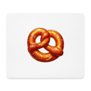 Brezel - Mousepad (Querformat) - Weiß - Vorne