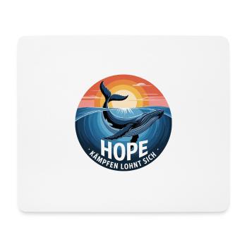 Hope/ Timmy der Wal in der Ostsee - Mousepad (Querformat) - Weiß - Vorne