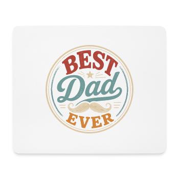 World's Best Dad Original Gift Humor - Mousepad (Querformat) - Weiß - Vorne