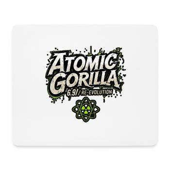 Atomic Gorilla Re-Evolution - Mouse Pad (horizontal) - white - Front