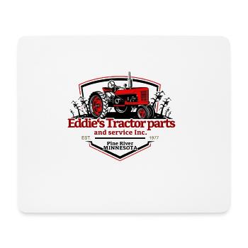 Eddie's Tractor Parts Logo - Mouse Pad (horizontal) - white - Front