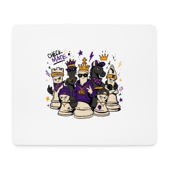 Regal Street Schachmannschaft - Mousepad (Querformat) - Weiß - Vorne