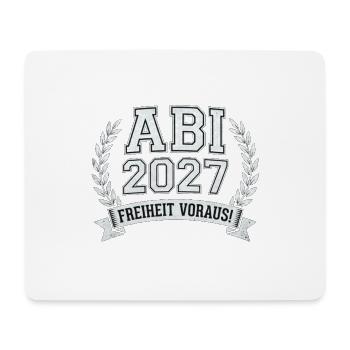 ABI 2027  - Mousepad (Querformat) - Weiß - Vorne