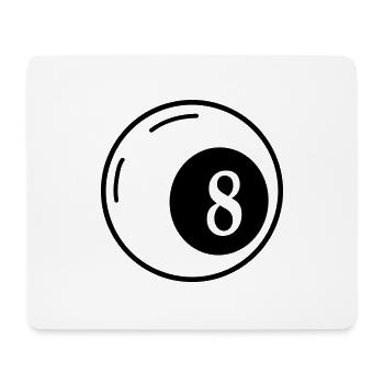 n°8 - Tapis de souris (format paysage) - blanc - Devant