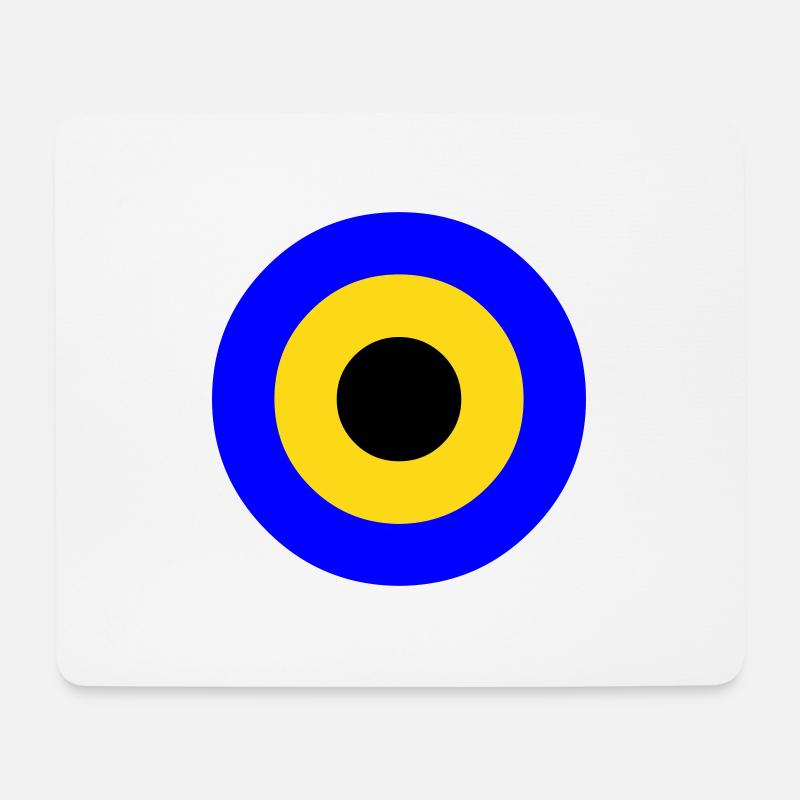 circles - Kreise - Mousepad (Querformat) - Weiß