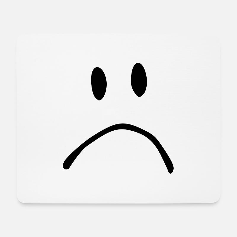 Big Smile. Smiley, Gesicht - Mousepad (Querformat) - Weiß
