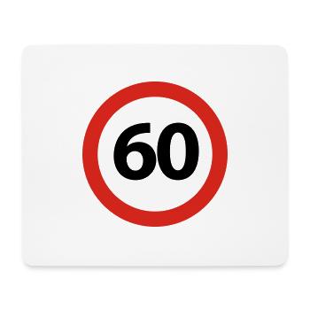 60th Birthday - Mouse Pad (horizontal) - white - Front