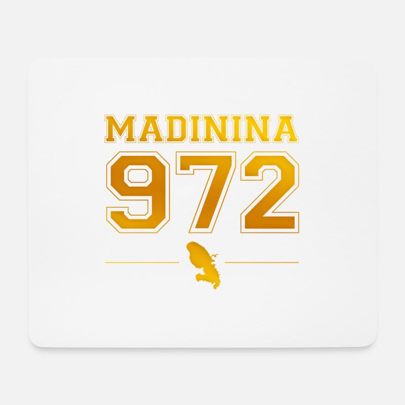 Madinina 972 - Mousepad (Querformat) - Weiß