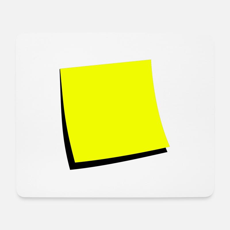 sticky note - add text - Mouse Pad (horizontal) - white