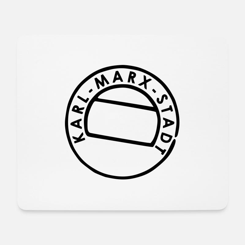 Chemnitz - Karl Marx Stadt - Mousepad (Querformat) - Weiß