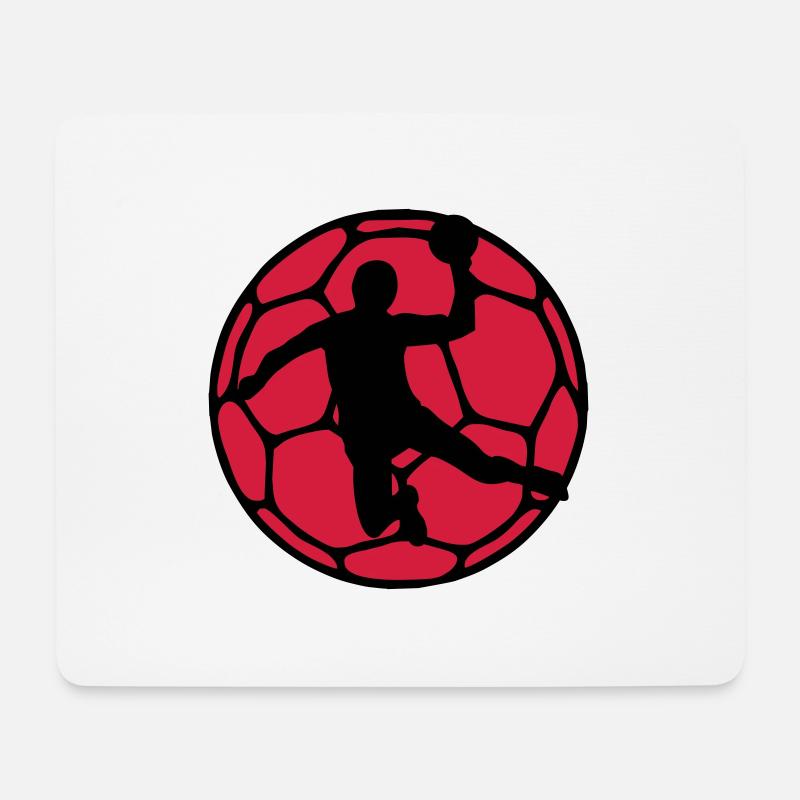 Handball - Mousepad (Querformat) - Weiß