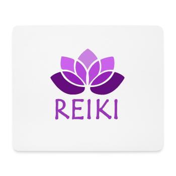 reiki purple - Mouse Pad (horizontal) - white - Front
