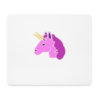 Licorne licorne - Tapis de souris (format paysage) - blanc - Devant
