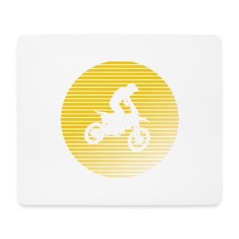 motocross - Mouse Pad (horizontal) - white - Front