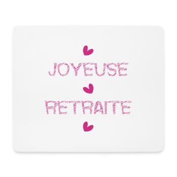 COLLEGUE. TRAVAIL. RETRAITE. MANAGER. CHEF. PATRON - Tapis de souris (format paysage) - blanc - Devant