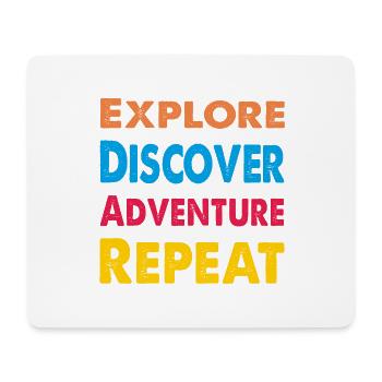 ErSa Solutions: Erkunden, Entdecken, Abenteuer - Mousepad (Querformat) - Weiß - Vorne