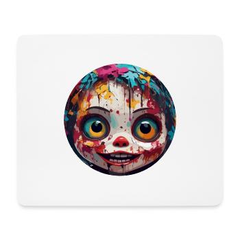 Horror Puppe / Halloween / gruselig / düster - Mousepad (Querformat) - Weiß - Vorne