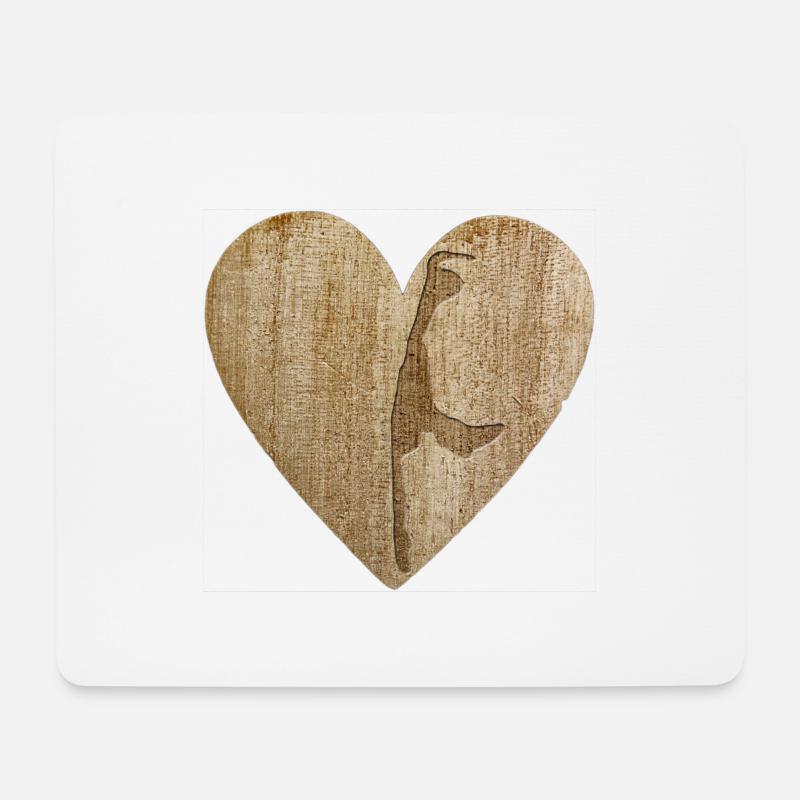 Love - Sylt - Mousepad (Querformat) - Weiß