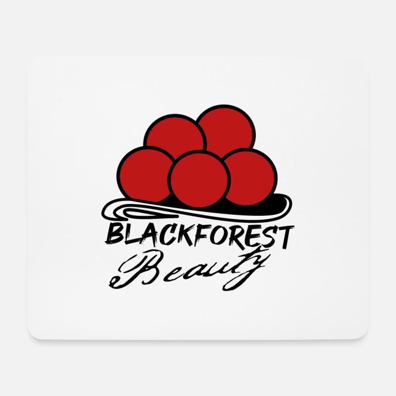 Schwarzwald Beauty Heimat Bollenhut Kuckuck - Mousepad (Querformat) - Weiß