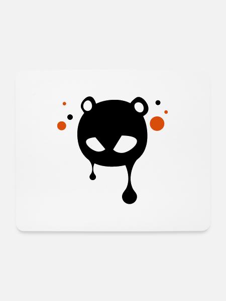 little bad monster - Mouse Pad (horizontal) - white