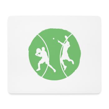 Padel Paddel Schläger Tennis Sport I Geschenk - Mousepad (Querformat) - Weiß - Vorne