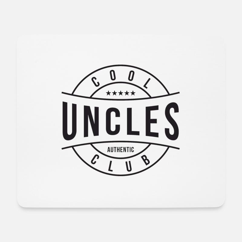 Cooles Uncles Club Authentisches 5-Sterne-Geschenk - Mousepad (Querformat) - Weiß