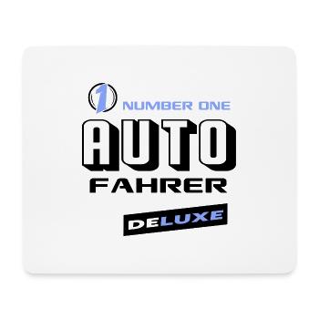Autofahrer Number One Deluxe Bester Fahrzeuge - Mousepad (Querformat) - Weiß - Vorne