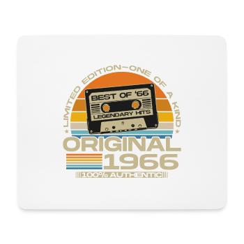 Original 1966 Vintage Cadeau d’anniversaire Rétro - Tapis de souris (format paysage) - blanc - Devant
