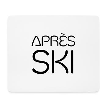 Apres-ski - Mouse Pad (horizontal) - white - Front