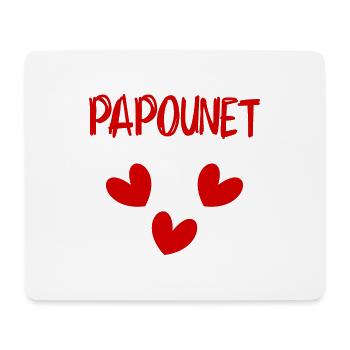FÊTE DES PÈRES. BONNE FÊTE PAPA. PAPA. BONNE FÊTE - Tapis de souris (format paysage) - blanc - Devant