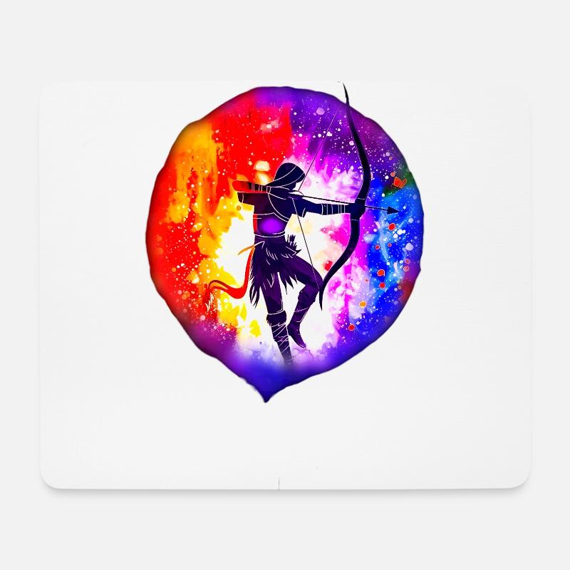 Sternzeichen Schütze - Mousepad (Querformat) - Weiß