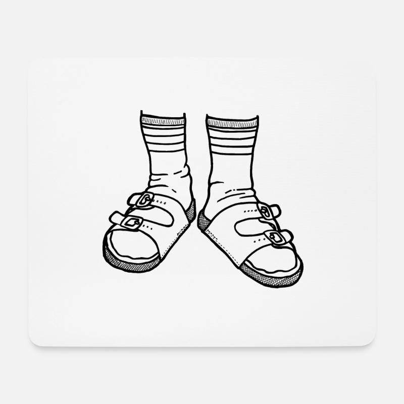 Stolzer Alman - Mousepad (Querformat) - Weiß