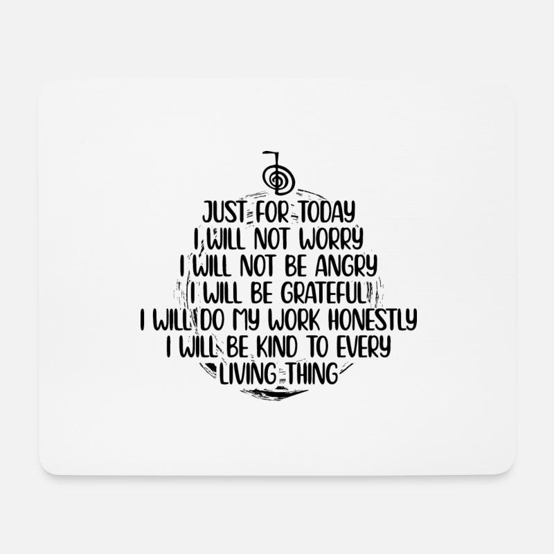 Reiki - Mouse Pad (horizontal) - white