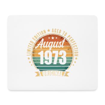August 1973 Anniversary Limited Edition Vintage - Mouse Pad (horizontal) - white - Front