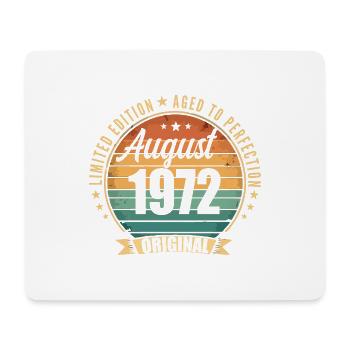 August 1972 Anniversary Limited Edition Vintage - Mouse Pad (horizontal) - white - Front