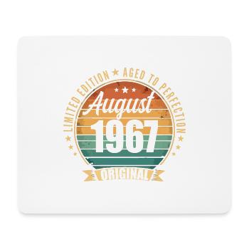 August 1967 Anniversary Limited Edition Vintage - Mouse Pad (horizontal) - white - Front