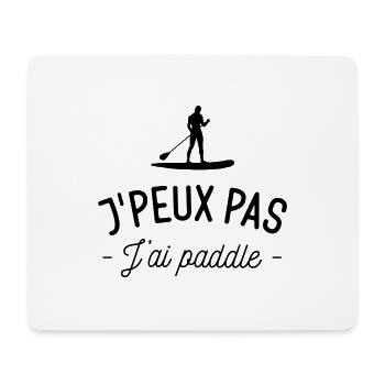 I can't paddle - Mouse Pad (horizontal) - white - Front