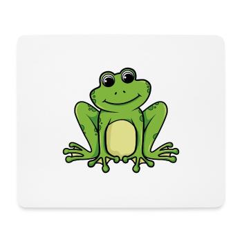 frog - Mouse Pad (horizontal) - white - Front