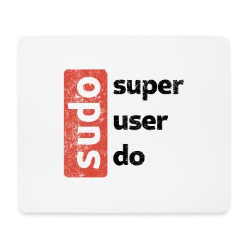 superuser do - Mouse Pad (horizontal) - white - Front