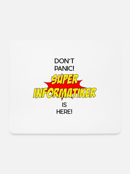 Super Informatiker - Mousepad (Querformat) - Weiß