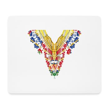 Haïti drapeau haïtien femme princesse je cadeau - Tapis de souris (format paysage) - blanc - Devant