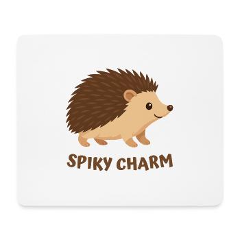Niedlicher Stacheliger Igel - Mousepad (Querformat) - Weiß - Vorne