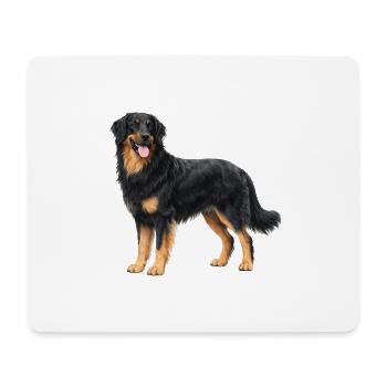 Realistischer Hovawart - Mousepad (Querformat) - Weiß - Vorne